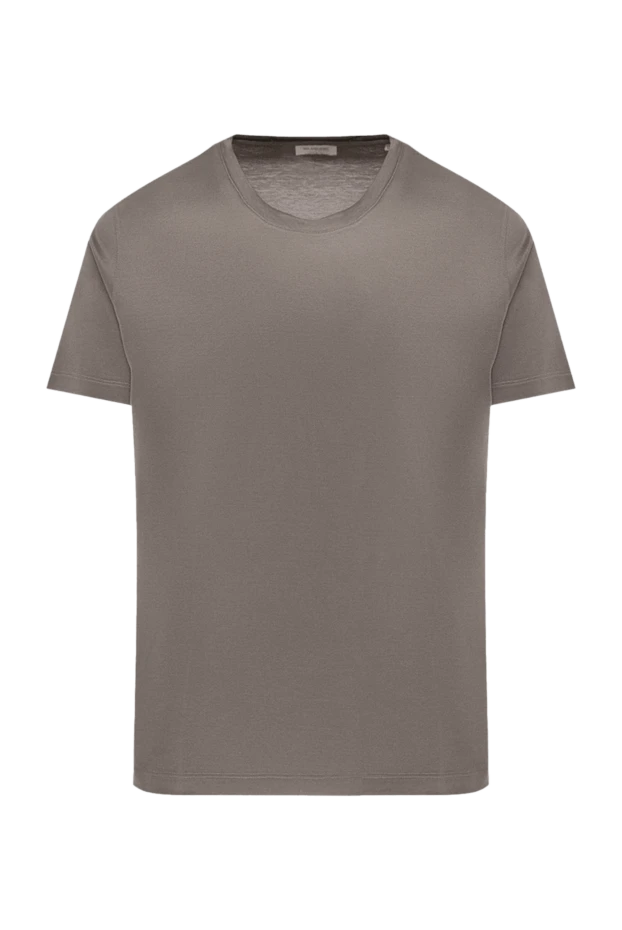 Bilancioni man brown cotton t-shirt for men купить с ценами и фото 146773 - photo 1