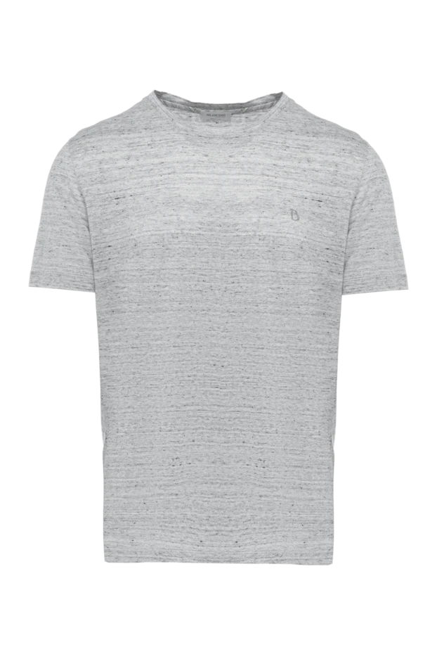 Bilancioni man gray linen t-shirt for men купить с ценами и фото 146780 - photo 1