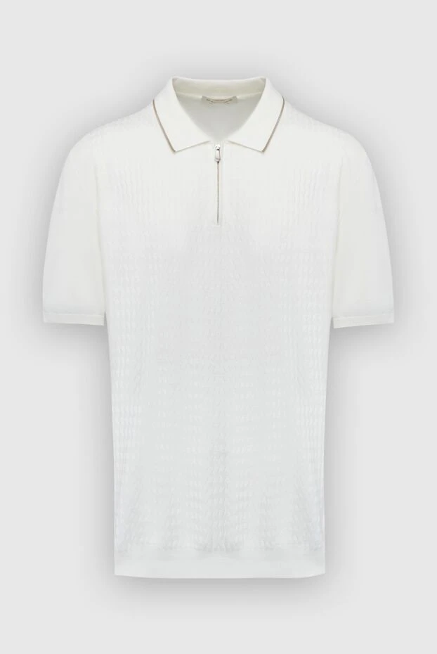 Bilancioni man cotton polo white for men купить с ценами и фото 146784 - photo 1