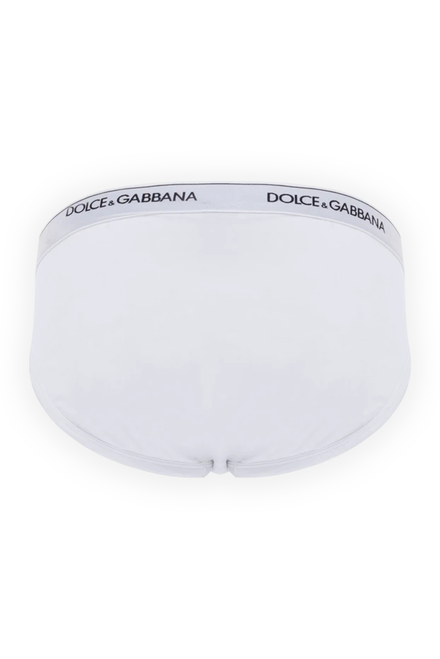 Dolce & Gabbana man white men's briefs made of cotton and elastane купить с ценами и фото 146916 - photo 2