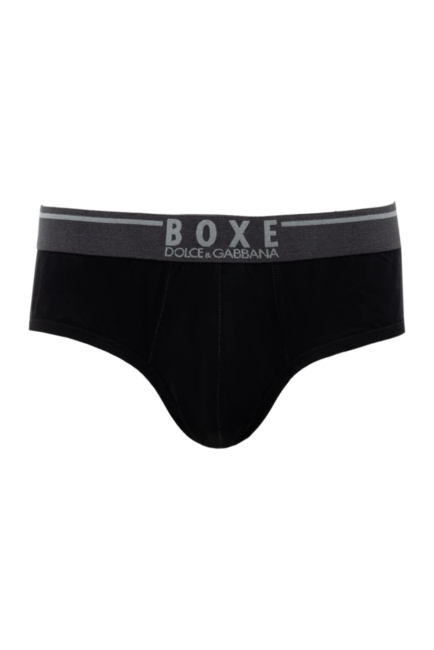 Dolce & Gabbana man black men's cotton briefs купить с ценами и фото 146918 - photo 1