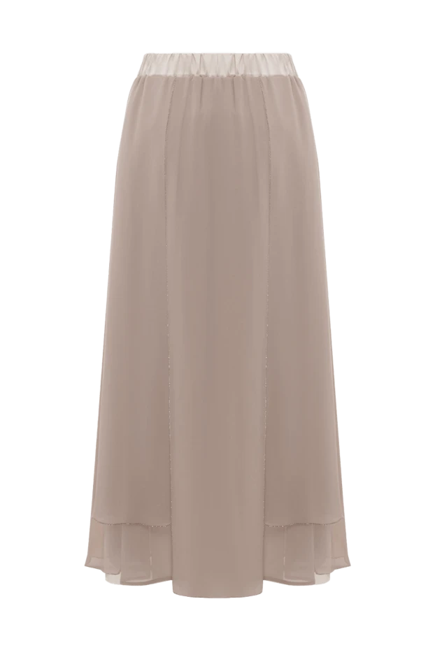 Peserico woman beige polyester skirt for women купить с ценами и фото 146968 - photo 1