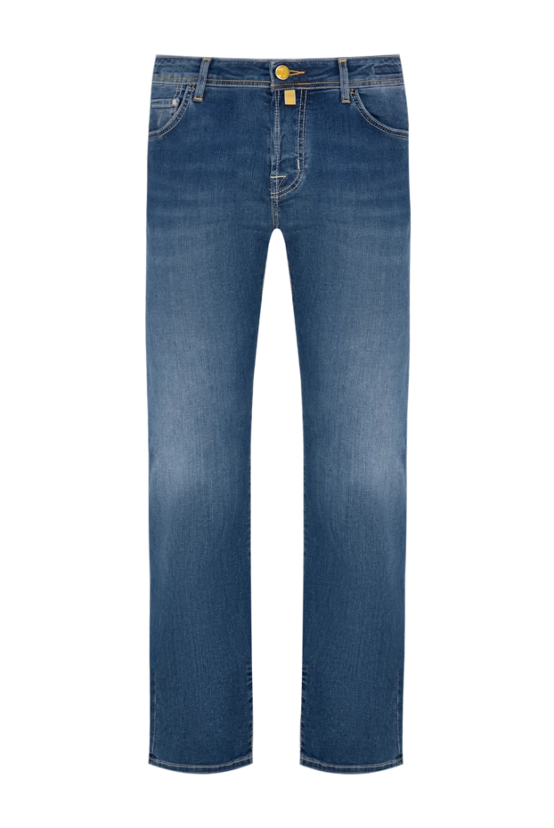 Jacob Cohen man cotton and polyester jeans blue for men купить с ценами и фото 146992 - photo 1