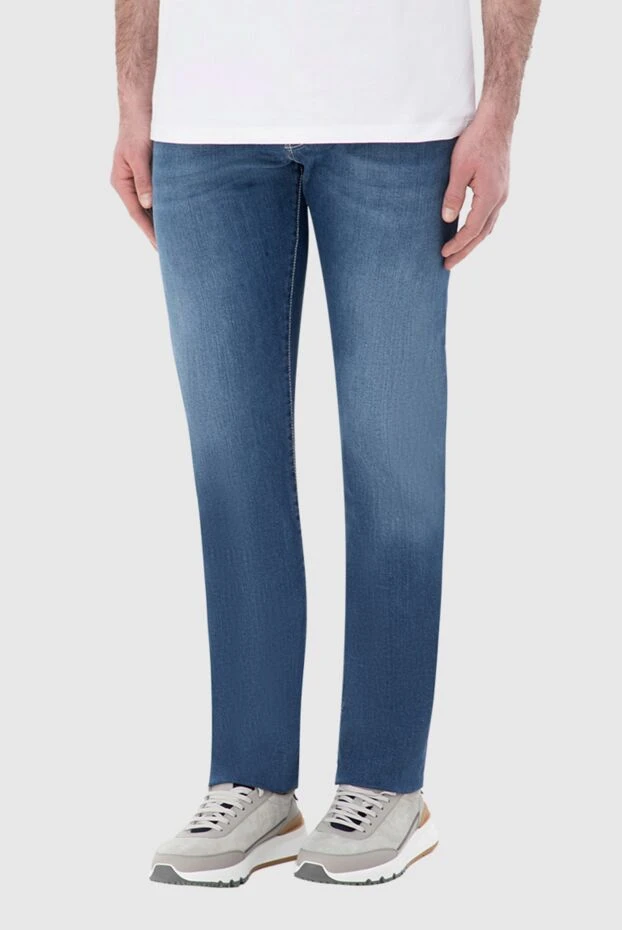 Jacob Cohen man blue cotton jeans for men 148827 - photo 3