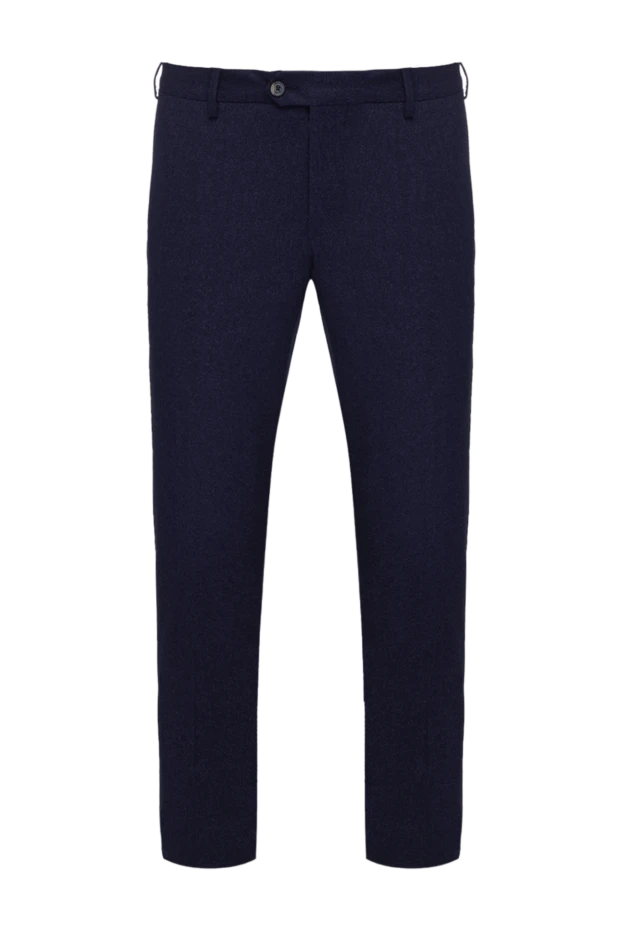 Cesare di Napoli man blue wool trousers for men 147006 - photo 1