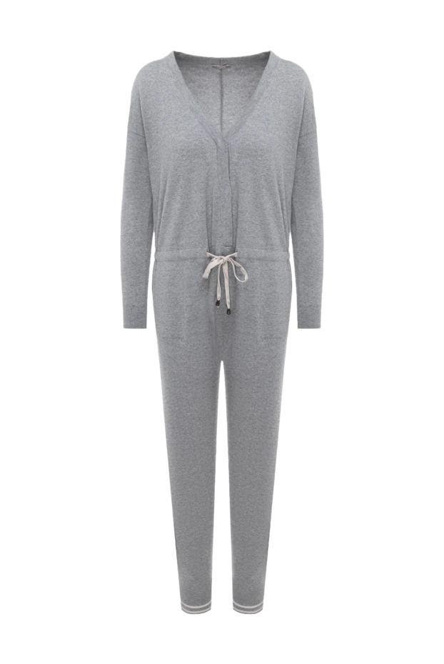 Peserico woman women's gray wool and silk jumpsuit купить с ценами и фото 147138 - photo 1