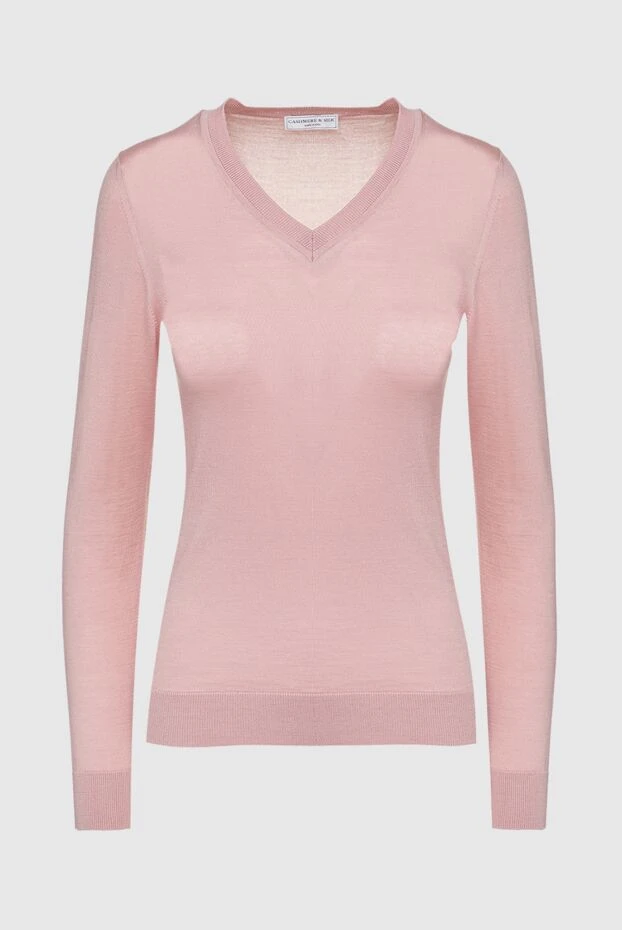 Cashmere & Silk Milano woman pink jumper for women купить с ценами и фото 147160 - photo 1