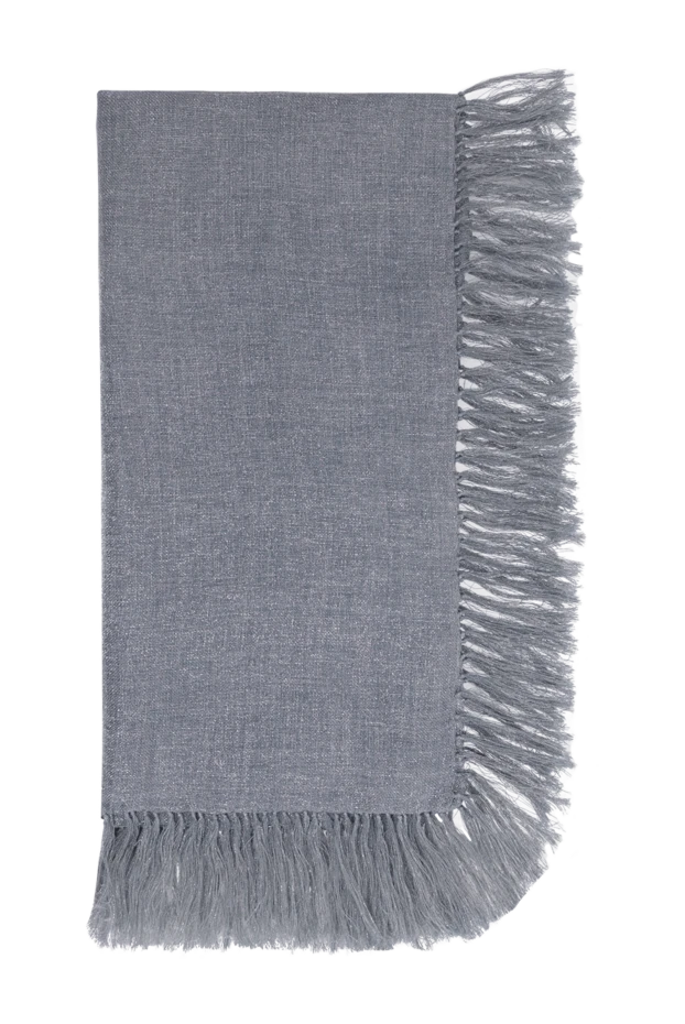 Brunello Cucinelli woman gray scarf for women купить с ценами и фото 147226 - photo 1