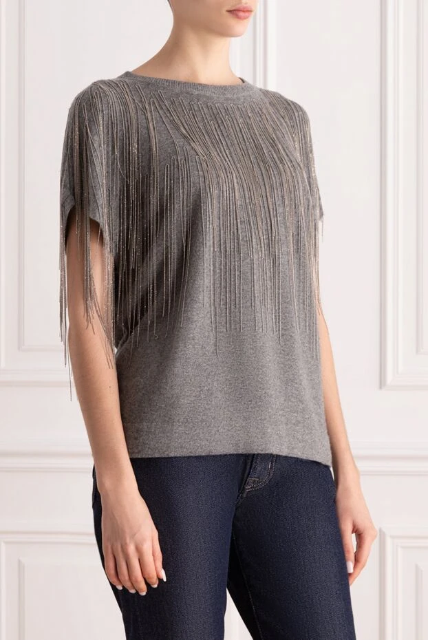 Panicale woman gray jumper for women 155469 - photo 3