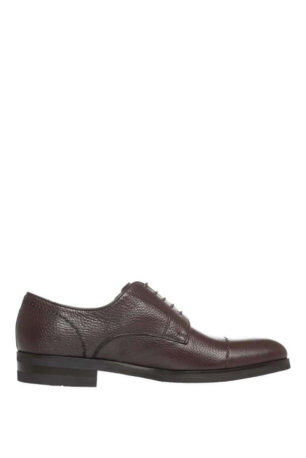 Cesare di Napoli man brown leather men's shoes купить с ценами и фото 147316 - photo 1