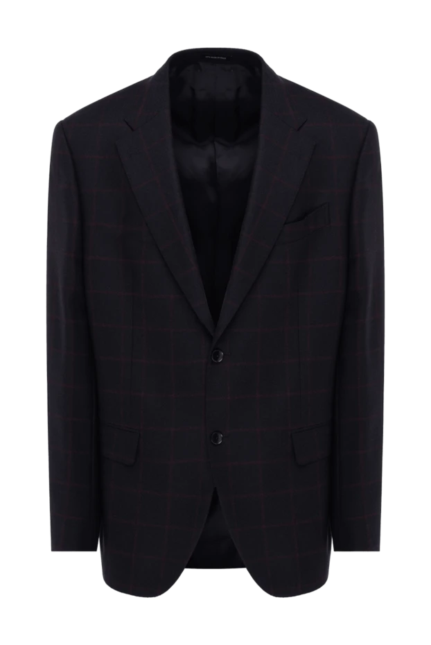 Sartoria Latorre man men's black wool jacket купить с ценами и фото 147415 - photo 1