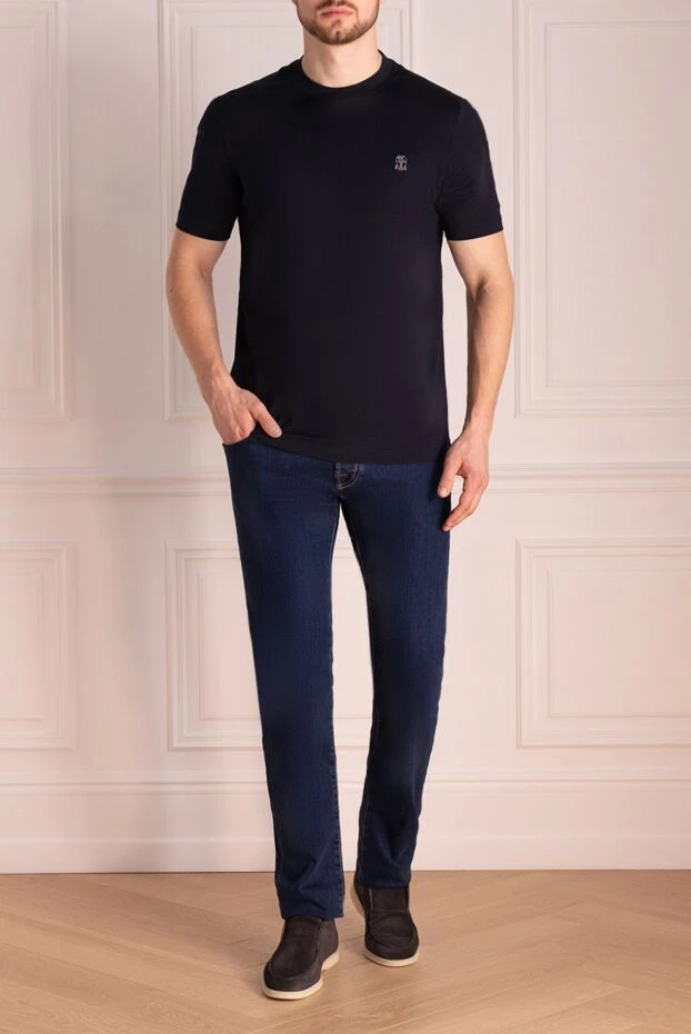 Jacob Cohen man textile jeans blue for men купить с ценами и фото 147509 - photo 1