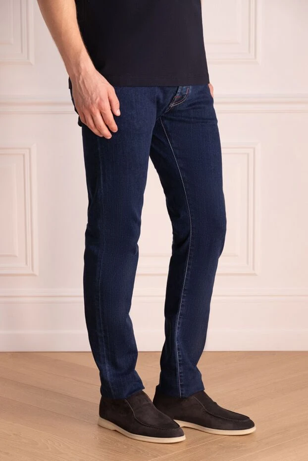 Jacob Cohen man textile jeans blue for men купить с ценами и фото 147509 - photo 2