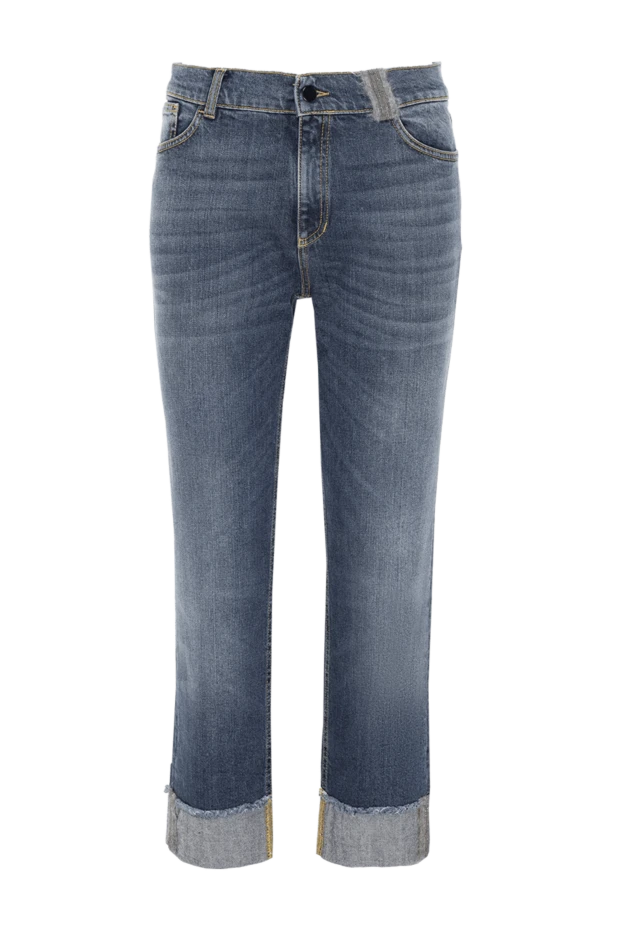 Panicale woman blue cotton jeans for women купить с ценами и фото 147527 - photo 1