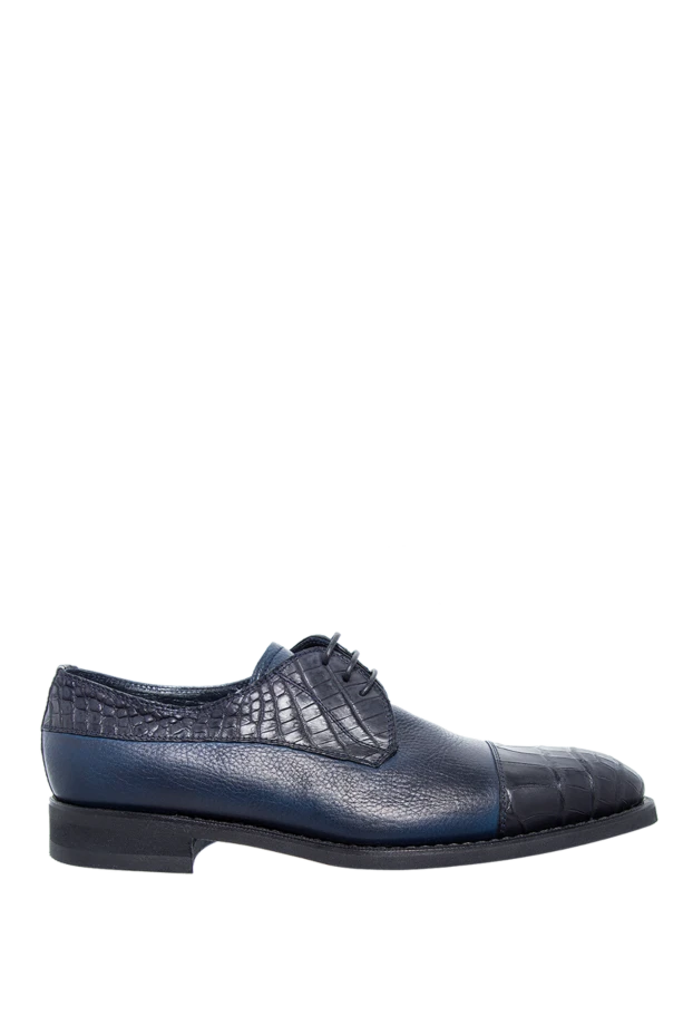 Barrett man blue leather men's shoes купить с ценами и фото 147596 - photo 1