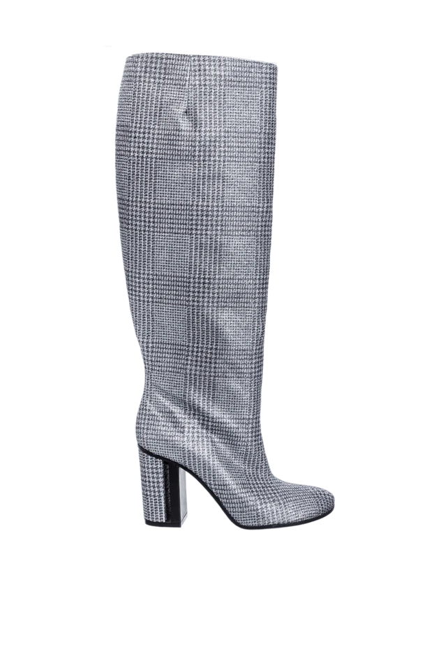 Stephen Venezia woman gray leather boots for women купить с ценами и фото 147710 - photo 1