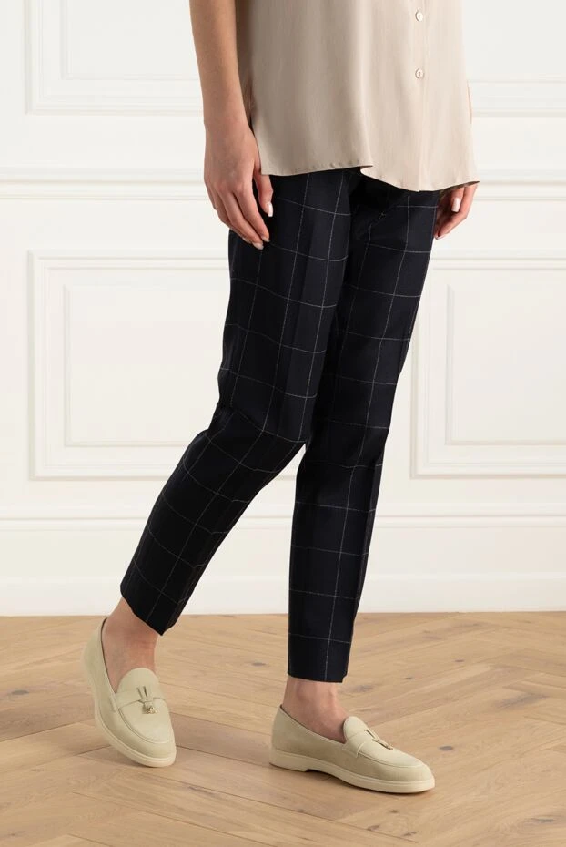 Biancalancia woman gray wool trousers for women 147721 - photo 3