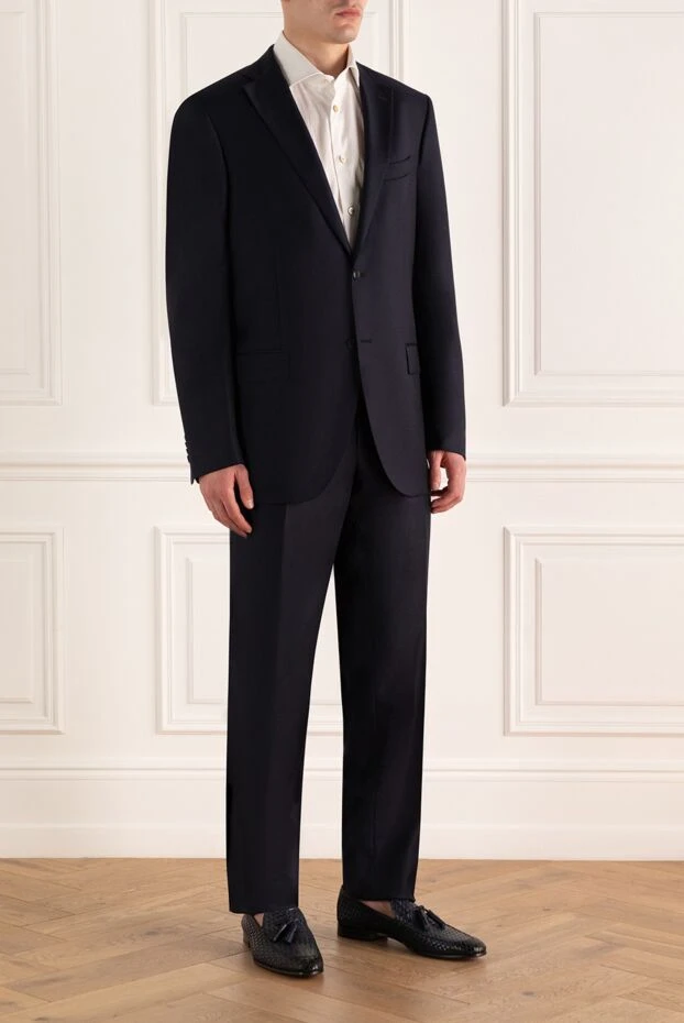 Sartoria Latorre wool dark blue two-piece suit men's 147746 - photo 3