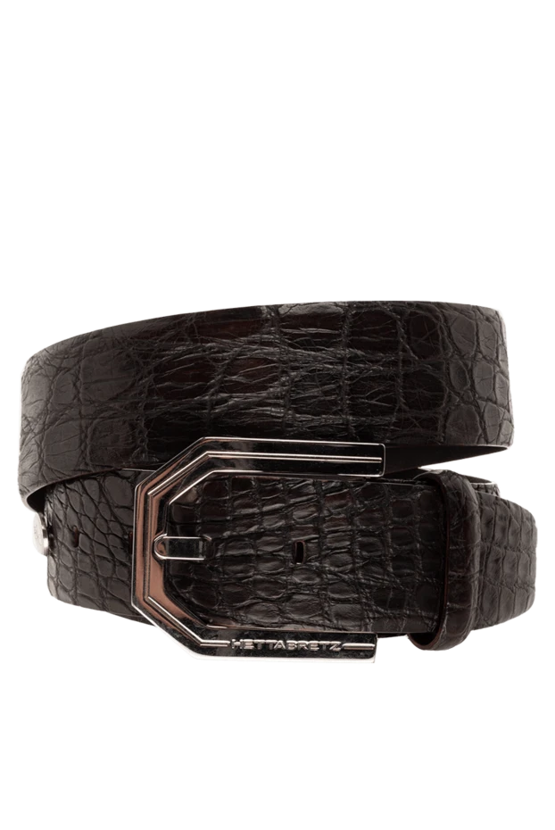 Hettabretz man brown crocodile leather belt for men купить с ценами и фото 147799 - photo 1