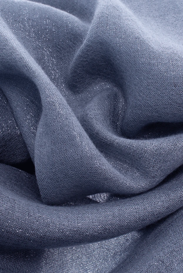 Brunello Cucinelli scarf for women purple with a slight sheen 147819 - photo 3