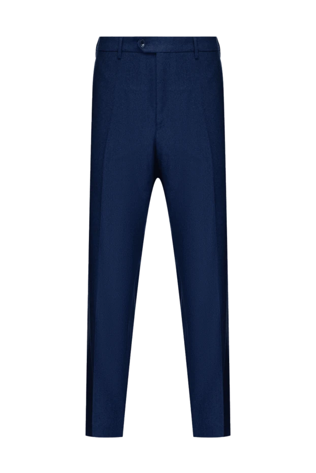 Sartoria Latorre man men's blue wool trousers купить с ценами и фото 147997 - photo 1