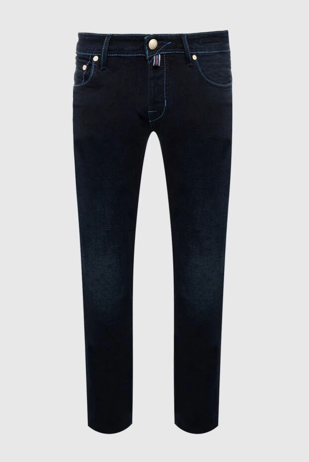 Jacob Cohen man blue cotton jeans for men купить с ценами и фото 148046 - photo 1