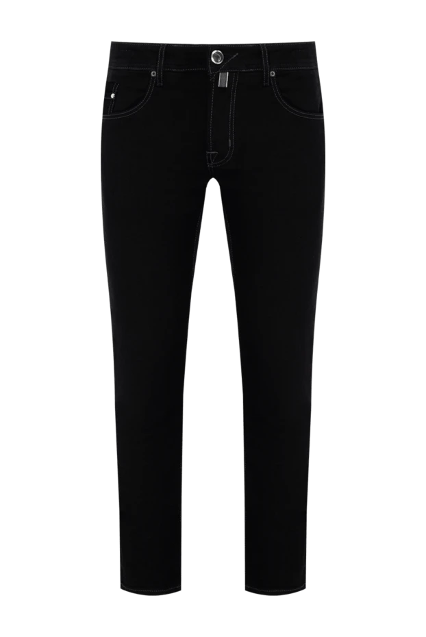 Jacob Cohen man black cotton jeans for men купить с ценами и фото 148048 - photo 1