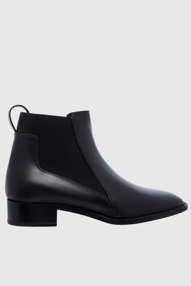 Christian Louboutin woman black leather chelsea boots for women купить с ценами и фото 148140 - photo 1