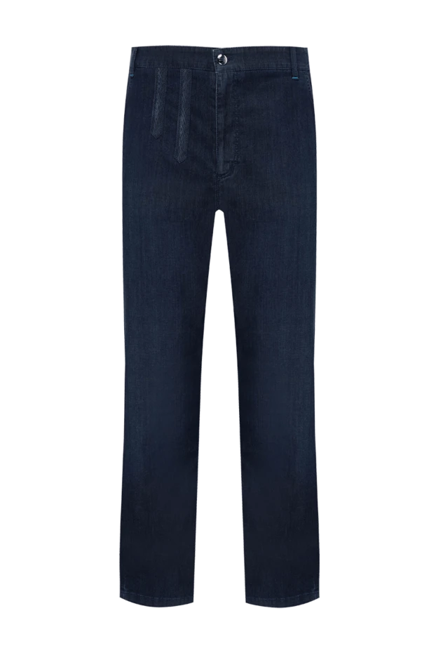 Zilli man blue cotton jeans for men купить с ценами и фото 148159 - photo 1