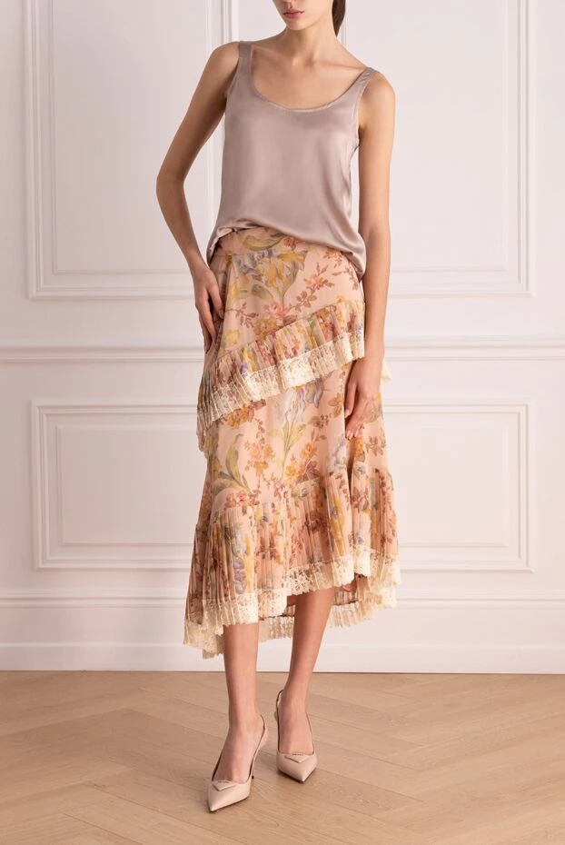 Zimmermann woman beige polyester skirt for women купить с ценами и фото 148203 - photo 2