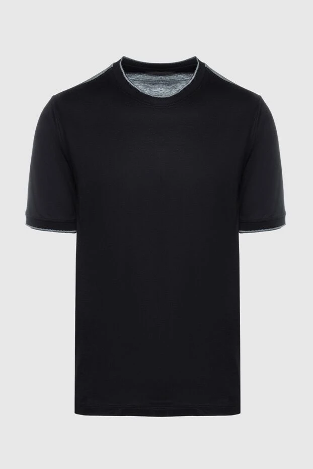 Matt Chaz man black cotton t-shirt for men купить с ценами и фото 148212 - photo 1