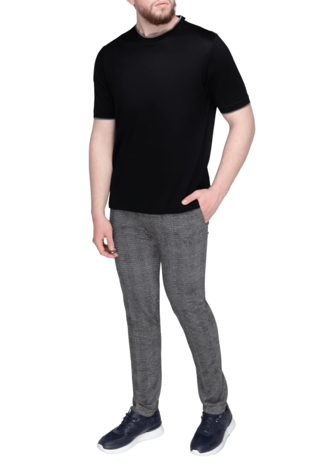 Matt Chaz man black cotton t-shirt for men купить с ценами и фото 148212 - photo 2