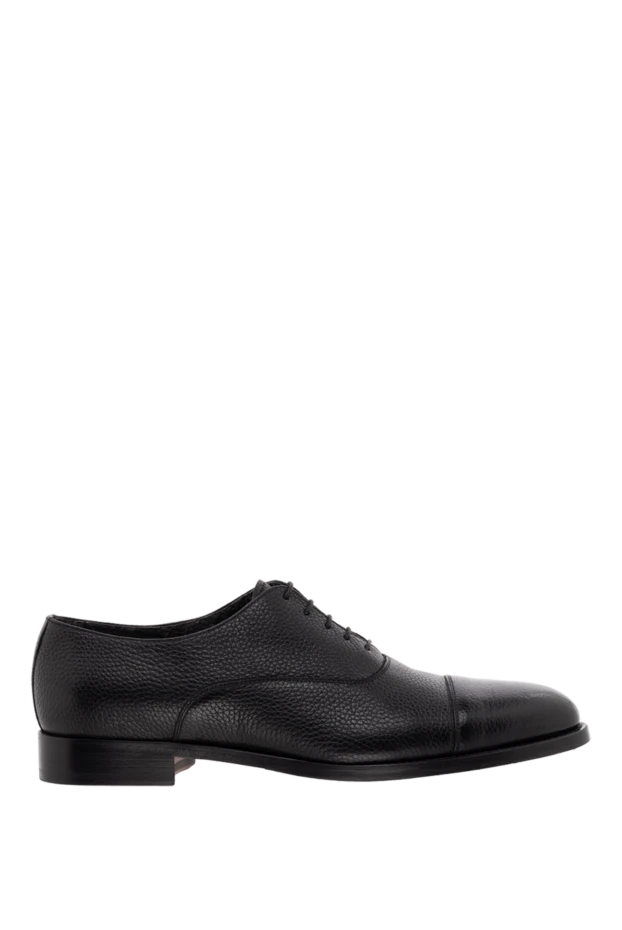 Doucal`s man men's black leather shoes купить с ценами и фото 148257 - photo 1