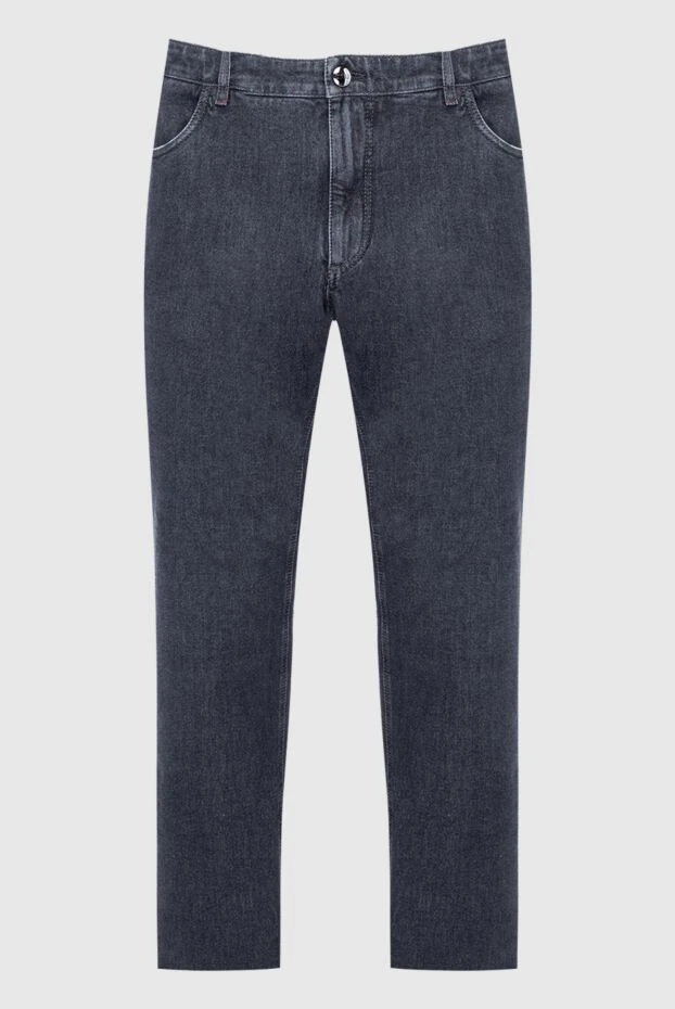 Zilli man gray cotton jeans for men купить с ценами и фото 148298 - photo 1