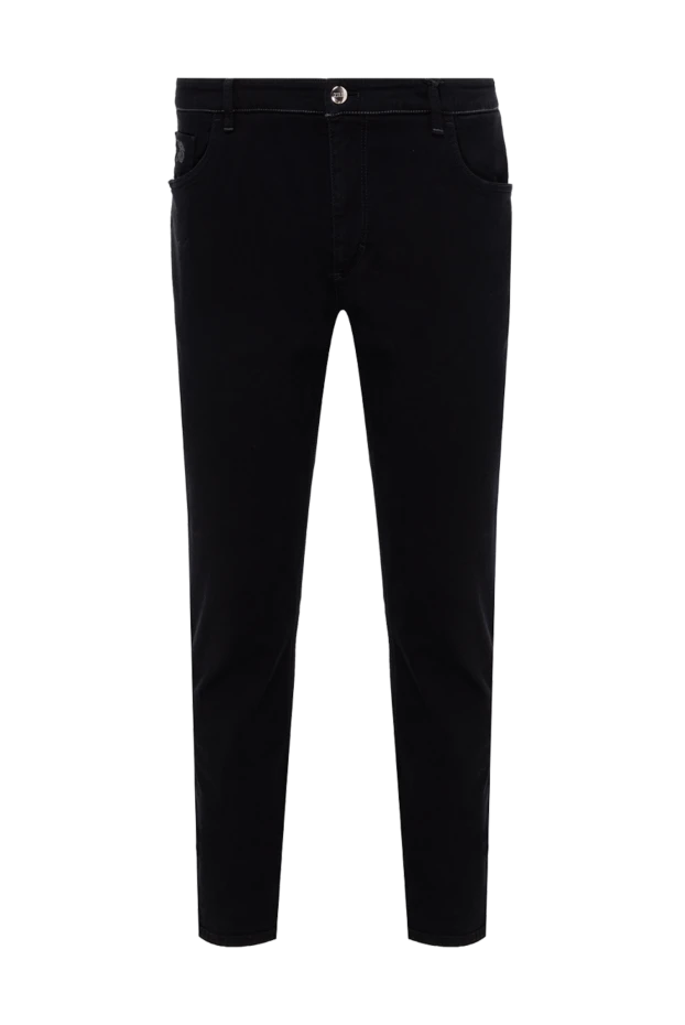 Zilli man black cotton jeans for men купить с ценами и фото 148301 - photo 1