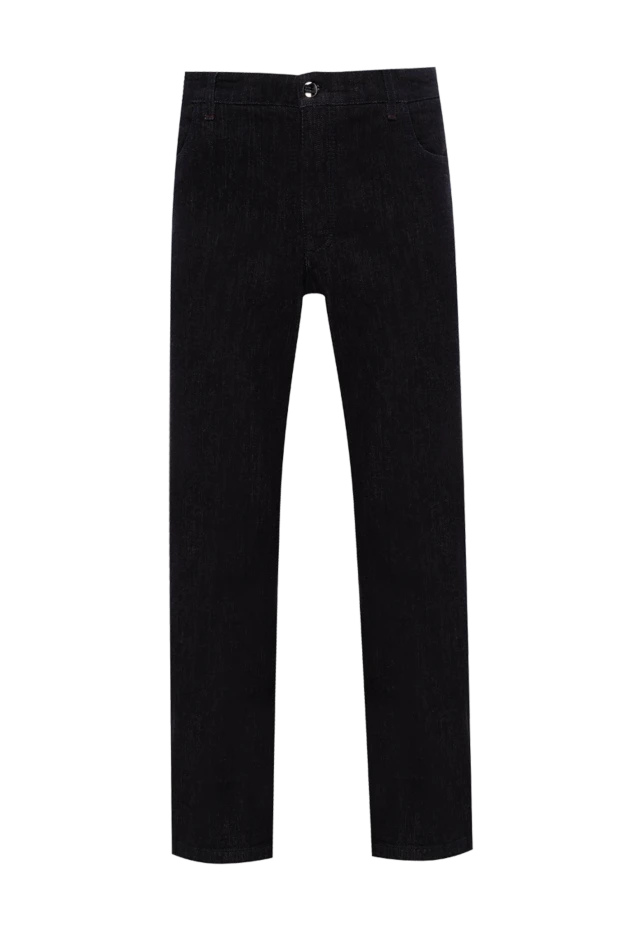 Zilli man cotton and cashmere jeans black for men купить с ценами и фото 148305 - photo 1