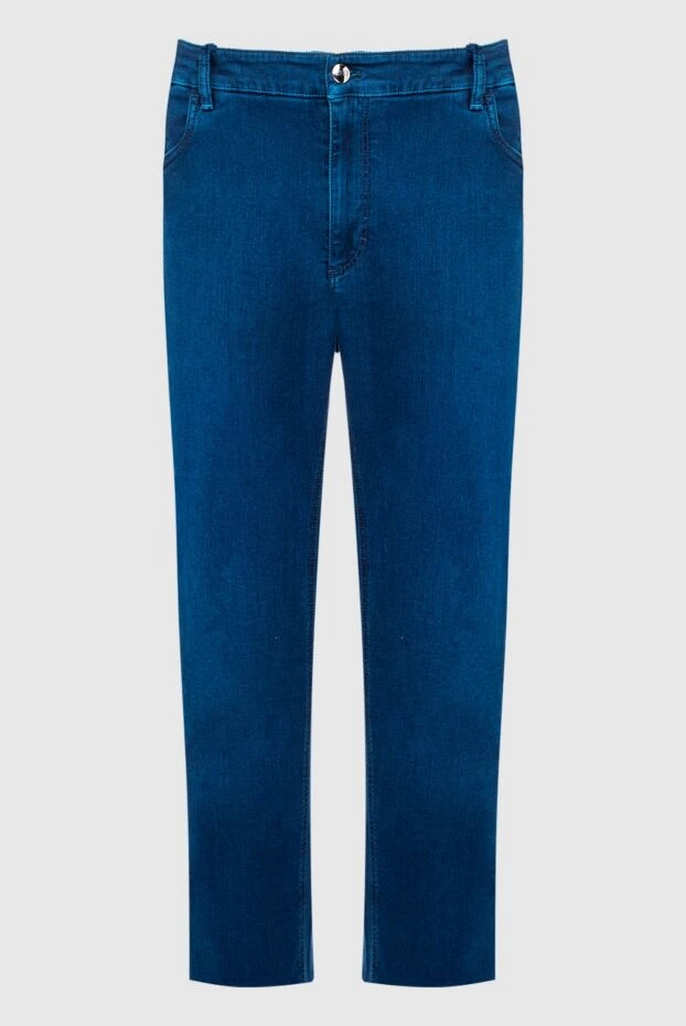 Zilli man blue cotton jeans for men купить с ценами и фото 148316 - photo 1