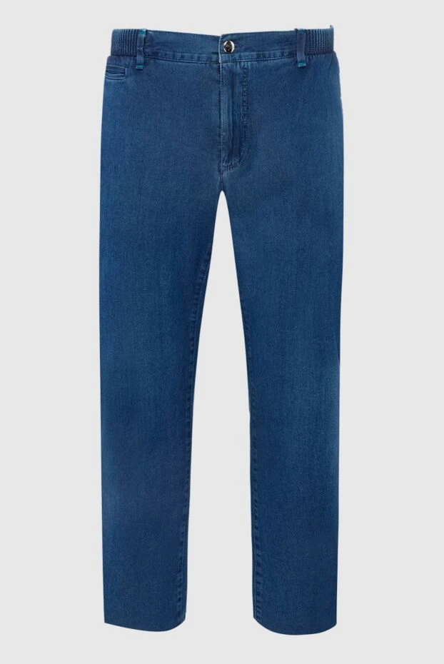 Zilli man blue cotton jeans for men купить с ценами и фото 148340 - photo 1