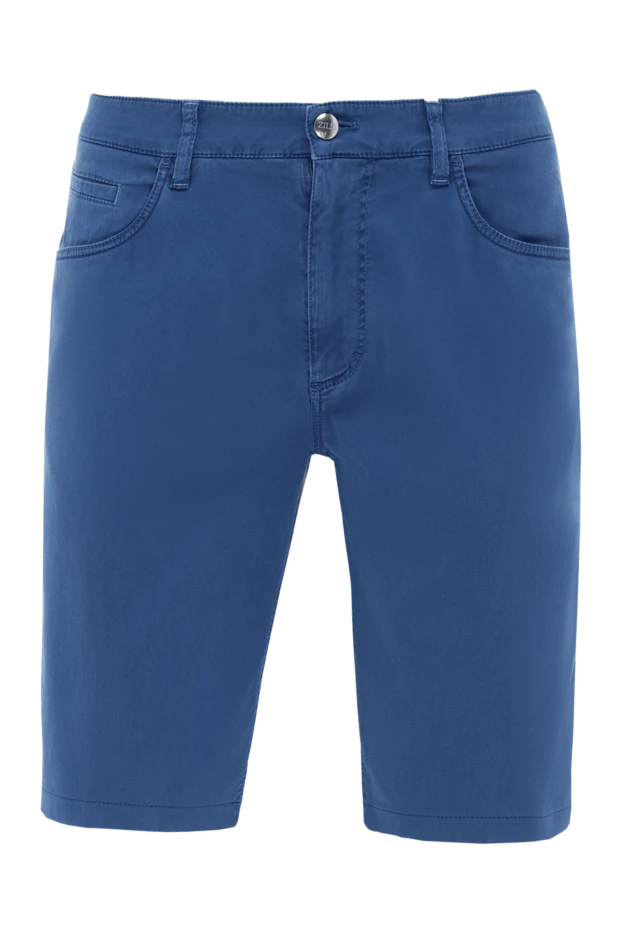 Zilli man blue cotton shorts for men купить с ценами и фото 148375 - photo 1