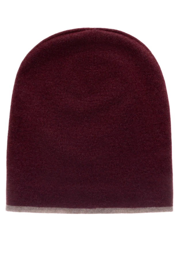 Brunello Cucinelli man red cashmere hat for men купить с ценами и фото 148447 - photo 1