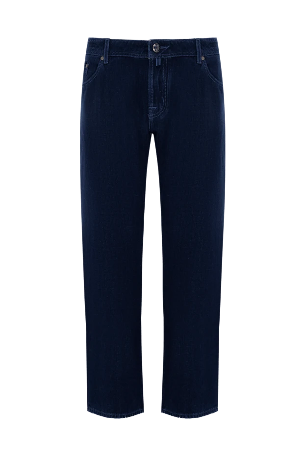 Jacob Cohen man cotton and polyester jeans blue for men купить с ценами и фото 148462 - photo 1