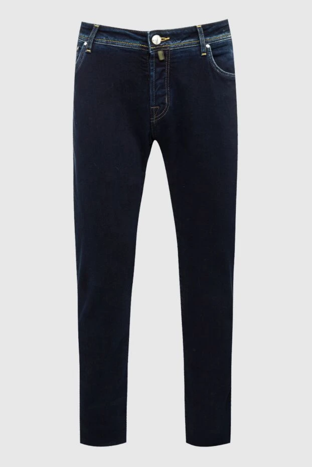 Jacob Cohen man blue cotton jeans for men купить с ценами и фото 148466 - photo 1