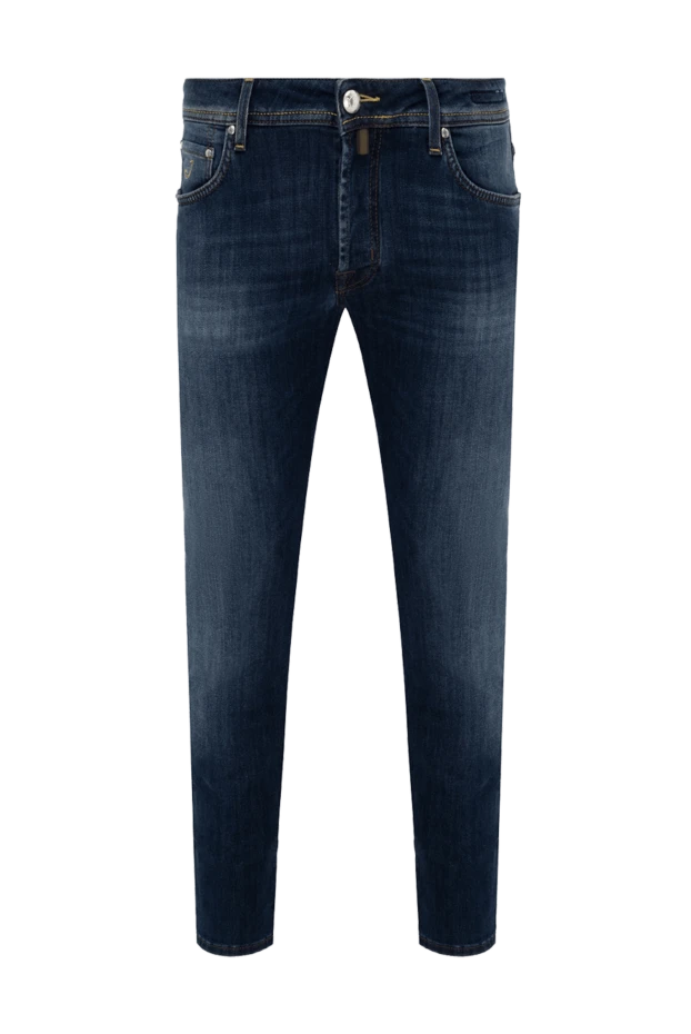 Jacob Cohen man cotton and polyester jeans blue for men купить с ценами и фото 148469 - photo 1