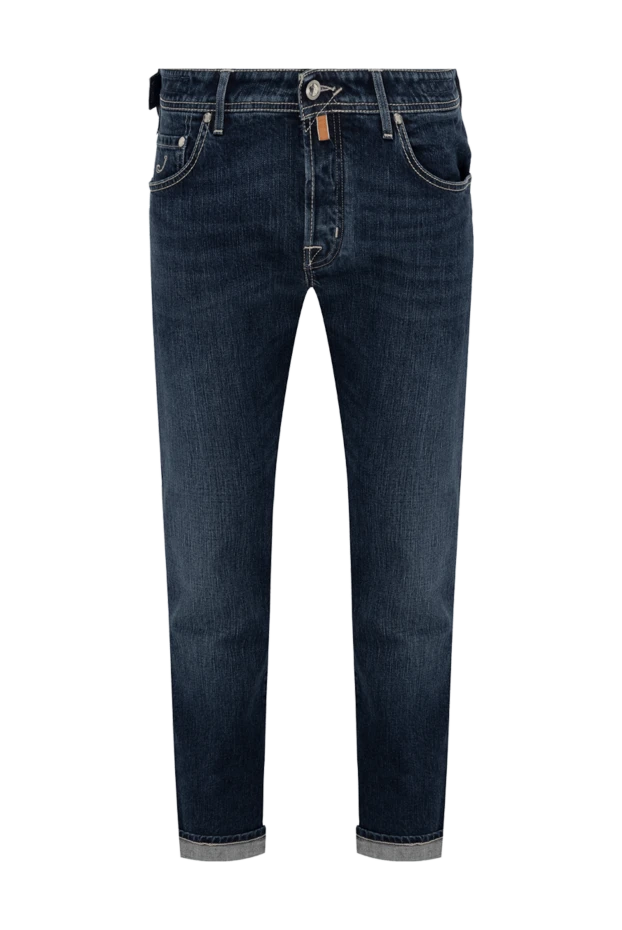 Jacob Cohen man blue cotton jeans for men купить с ценами и фото 148471 - photo 1