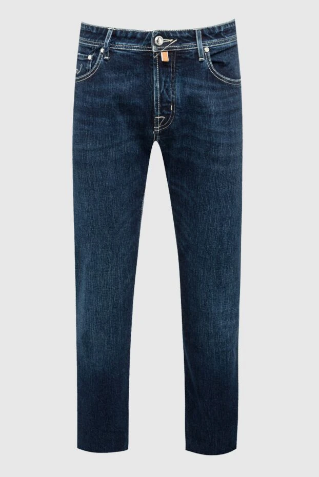 Jacob Cohen man blue cotton jeans for men купить с ценами и фото 148472 - photo 1