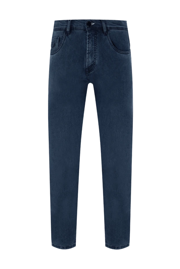 Scissor Scriptor man lyocell and polyester jeans blue for men купить с ценами и фото 148537 - photo 1