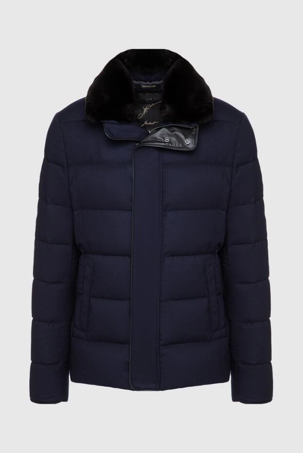 Montecore man down jacket men's wool blue купить с ценами и фото 148599 - photo 1