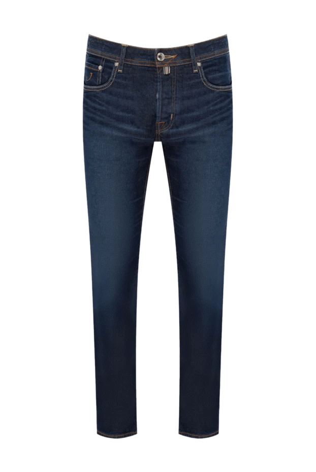 Jacob Cohen man lyocell and cotton jeans blue for men купить с ценами и фото 148730 - photo 1