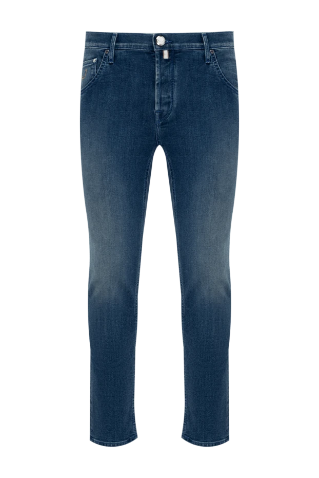 Jacob Cohen man blue cotton jeans for men купить с ценами и фото 148745 - photo 1