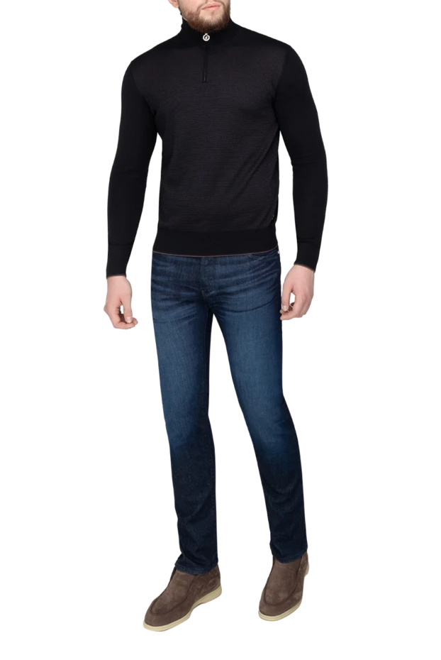 Jacob Cohen man cotton and polyester jeans blue for men купить с ценами и фото 148746 - photo 2